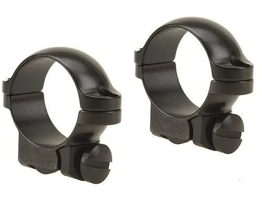 Leupold Scope Rings 2-piece Solid Steel Ringmounts - Ruger No. 1 &.77/22 1’’ Low Gloss Black Buy at Faith and Freedom