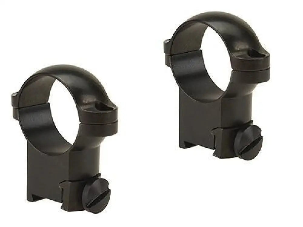 Leupold Scope Rings 2-piece Solid Steel Ringmounts - Sako 1’’ High Gloss Black Buy at Faith and Freedom Outdoors