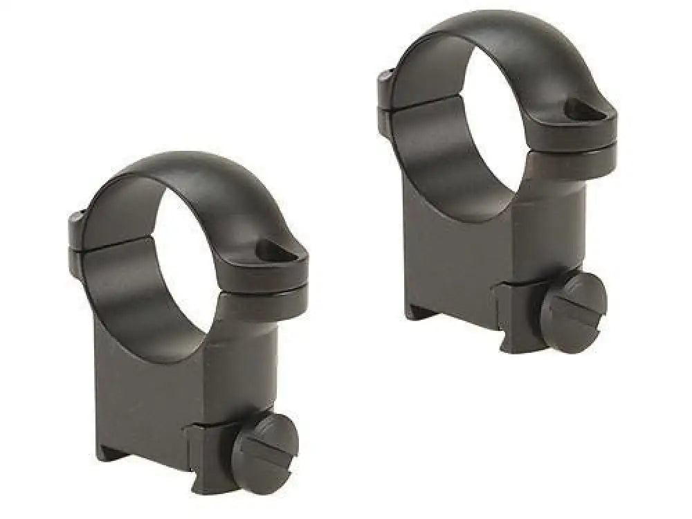 Leupold Scope Rings 2-piece Solid Steel Ringmounts - Sako 1’’ High Matte Black Buy at Faith and Freedom Outdoors