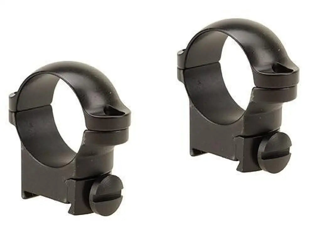 Leupold Scope Rings 2-piece Solid Steel Ringmounts - Sako 1’’ Medium Matte Black Buy at Faith and Freedom Outdoors