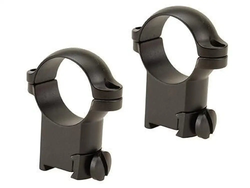 Leupold Scope Rings 2-piece Solid Steel Ringmounts - Sako 1’’ Super High Matte Black Buy at Faith and Freedom Outdoors