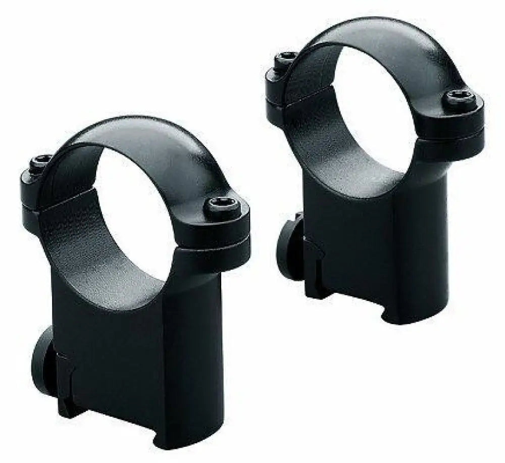 Leupold Scope Rings 2-piece Solid Steel Ringmounts - Sako 30mm Super High Matte Black Buy at Faith and Freedom Outdoors