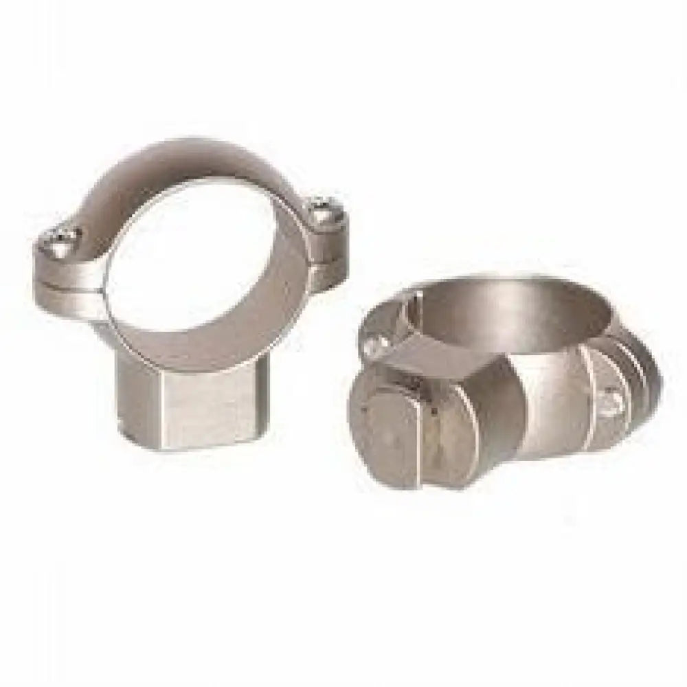 Leupold Scope Rings 2-piece Std Windage Adjustable Steel 1’’ High Silver Buy at Faith and Freedom Outdoors