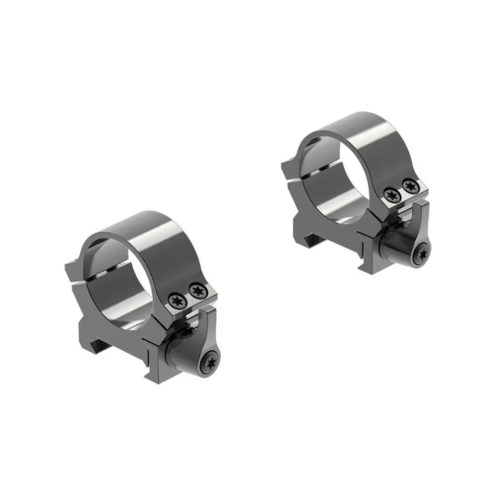 Leupold Scope Rings Qrw2 Gloss Rifle 1’’ Low Black Buy at Faith and Freedom Outdoors