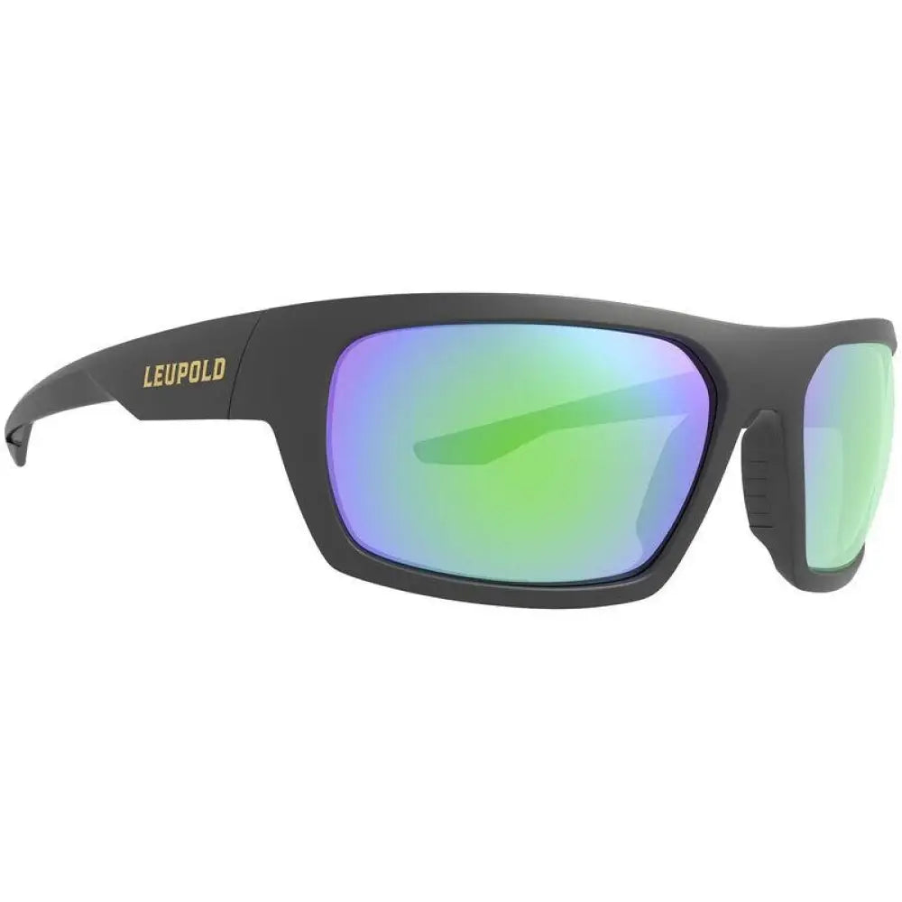 Leupold Shooting Glasses Packout Matte Black with Emerald Mirror Buy at Faith and Freedom Outdoors