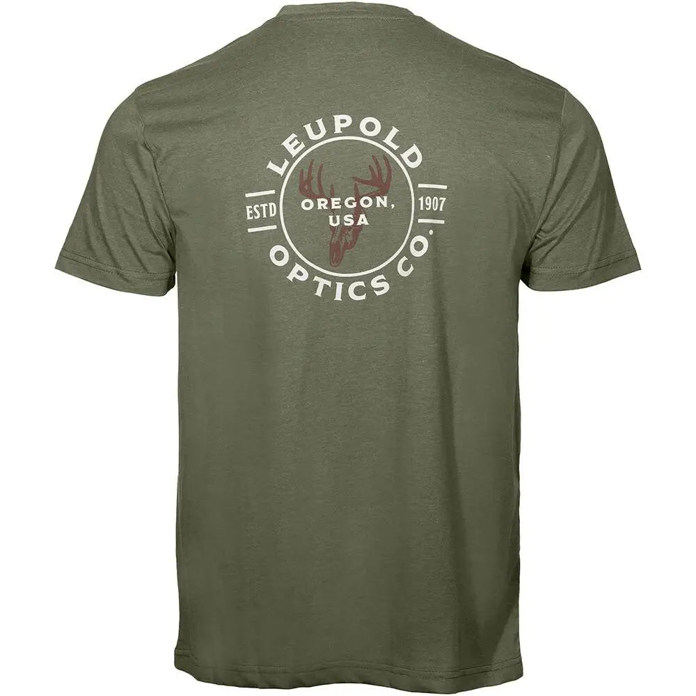 Leupold Short Sleeve Shirts Buck Country Shirt Light Olive m Buy at Faith and Freedom Outdoors