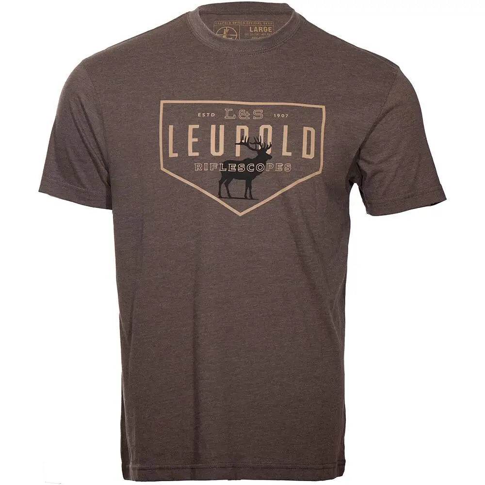 Leupold Short Sleeve Shirts Bull Elk Shirt Espresso 2xl Buy at Faith and Freedom Outdoors