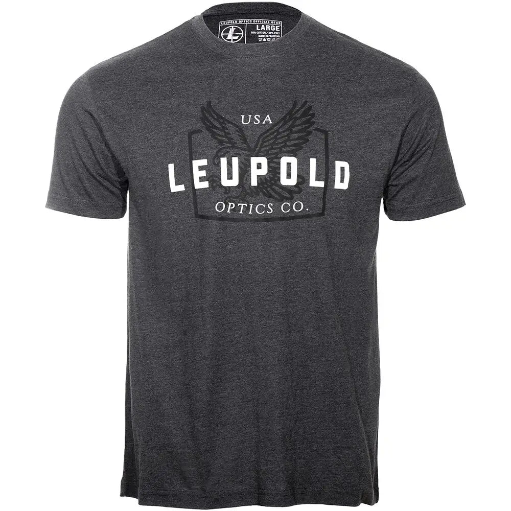 Leupold Short Sleeve Shirts Eagle Shirt Charcoal Xl Buy at Faith and Freedom Outdoors