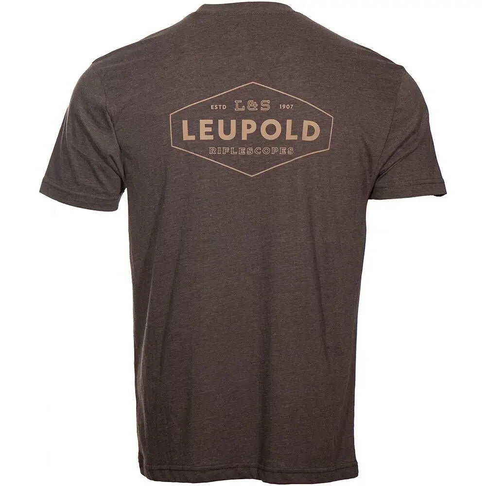 Leupold Short Sleeve Shirts L&s Heritage Tee Espresso 2xl Buy at Faith and Freedom Outdoors