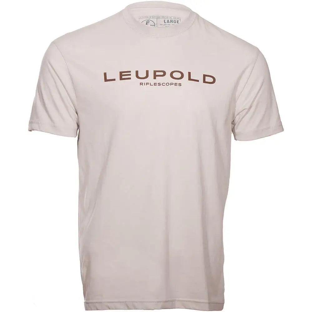 Leupold Short Sleeve Shirts Riflescopes Shirt Sand Xl Buy at Faith and Freedom Outdoors