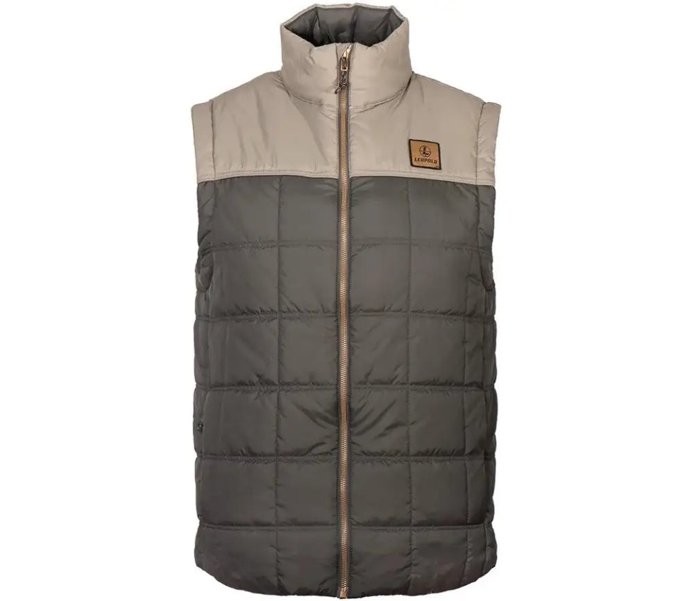 Leupold Vests|clothing & Footwear Santiam Insulated Vest Gunmetal/shadow Tan m Buy at Faith and Freedom Outdoors