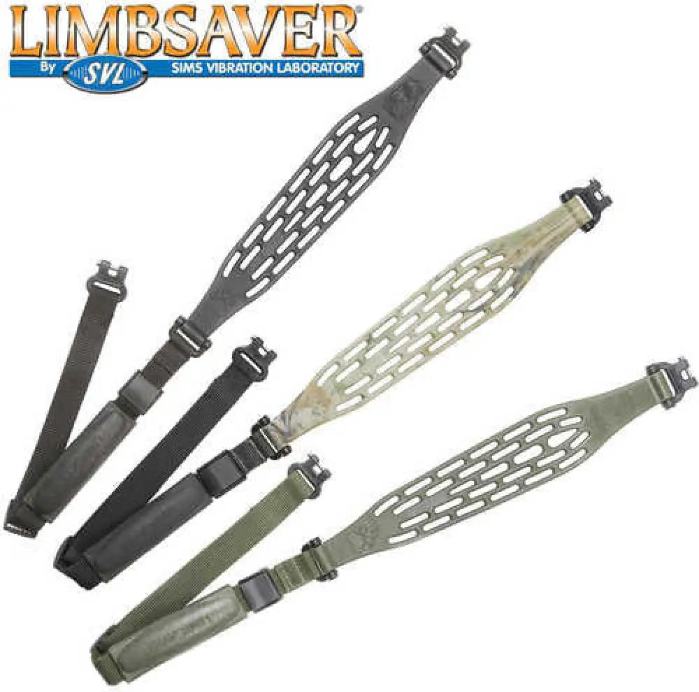 Limbsaver 12290 Kodiak-air Sling Made of Black Navcom Rubber with 1’’ w & Adjustable Design for Rifles