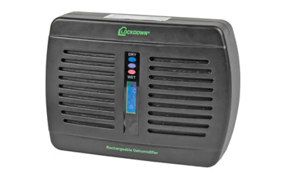 Lockdown Rechargeable Dehumidifier Buy at Faith and Freedom Outdoors - Safe Accessories