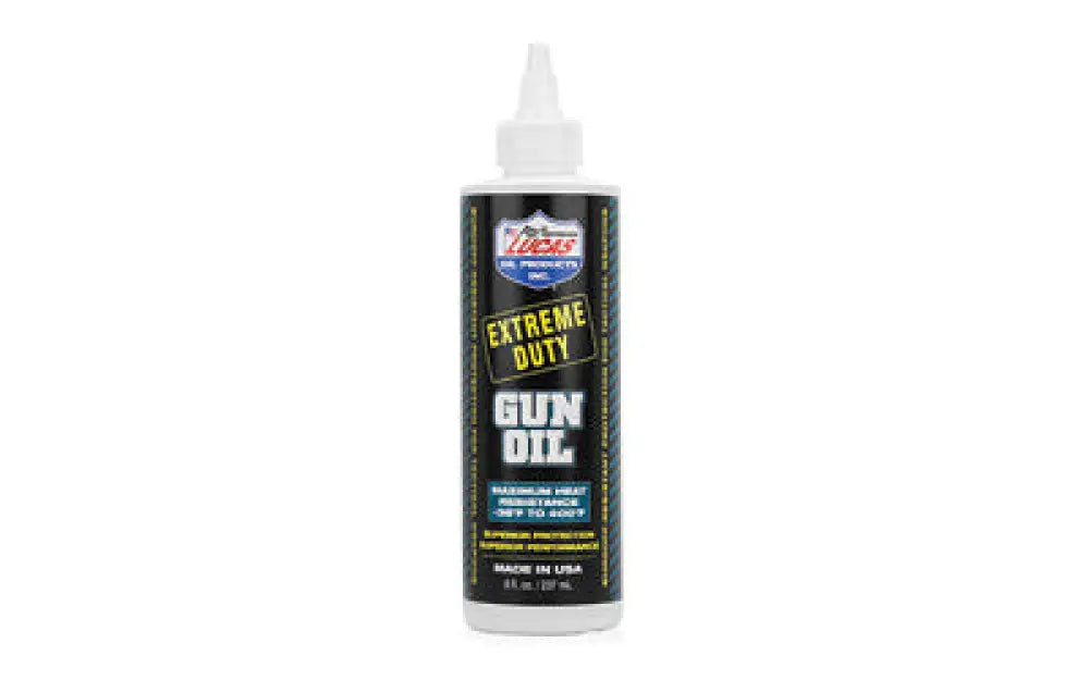 Lucas Ext Duty Gun Oil 8oz Buy at Faith and Freedom Outdoors - Solvents & Lubricants - Liquid