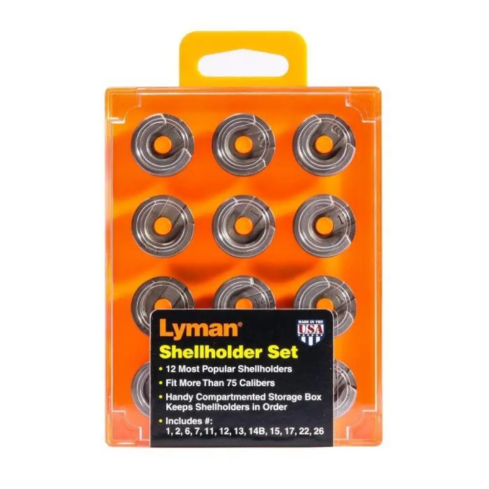 Lyman Die Parts Shell Holders & Accessories Holder Set Buy at Faith and Freedom Outdoors