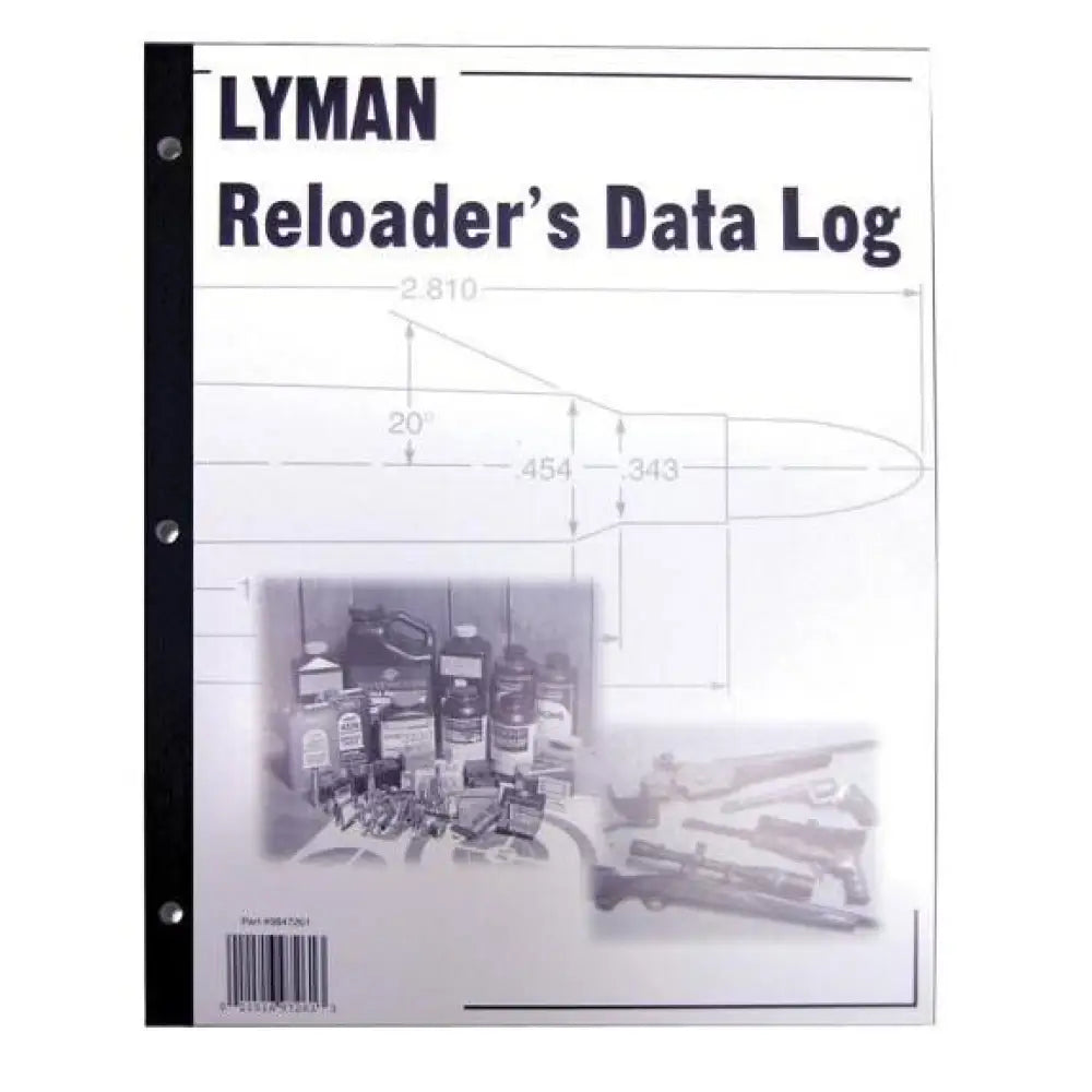 Lyman Manuals Reloaders Data Log Buy at Faith and Freedom Outdoors