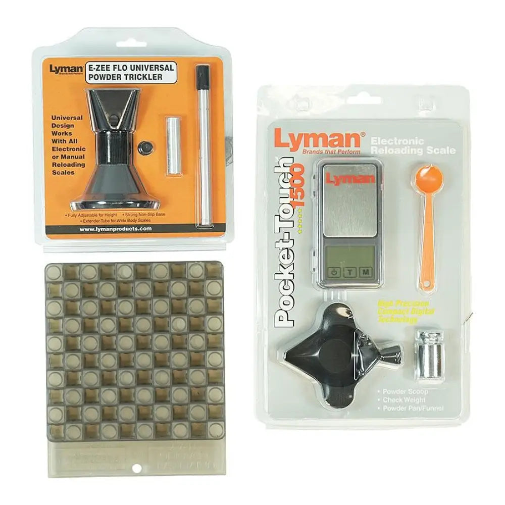 Lyman Reloading|powder Measures Dispensers & Scales Powder Handling Starter Set Buy at Faith and Freedom Outdoors