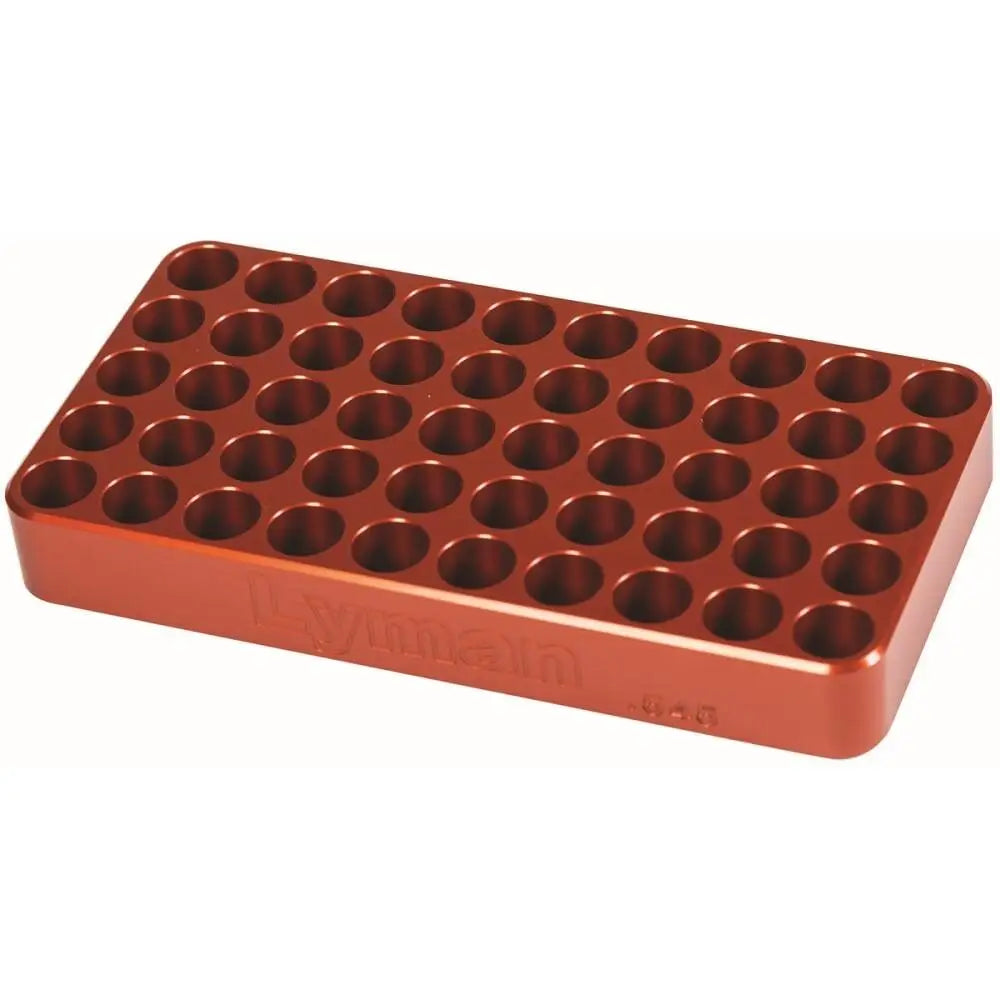 Lyman Storage Anodized Aluminum Loading Block.565’’ Hole Size Buy at Faith and Freedom Outdoors