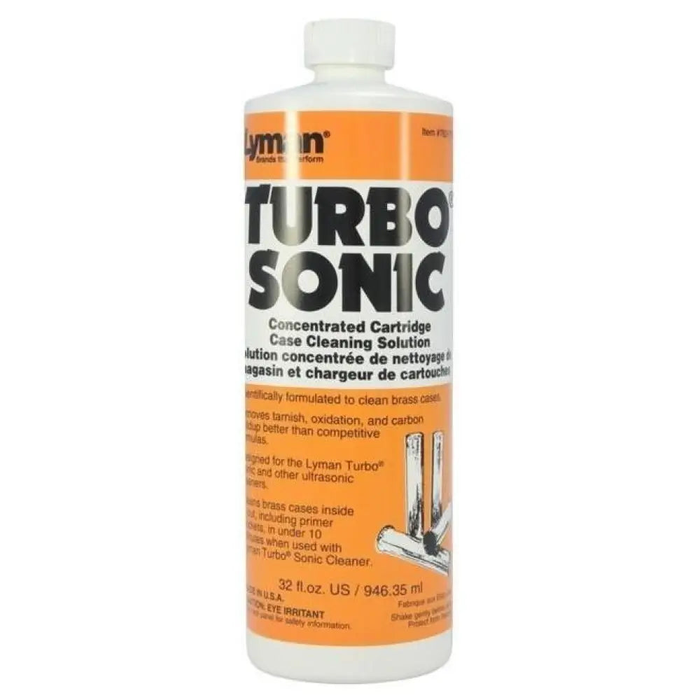 Lyman Ultrasonic Cleaners & Dryers Turbo Sonic Case Solution - 32 Oz Buy at Faith and Freedom Outdoors