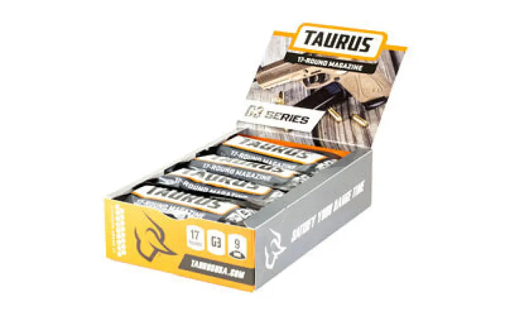Mag Taurus G3 9mm 17rd Black 12pk Buy at Faith and Freedom Outdoors - Pistol Magazines - Magazine