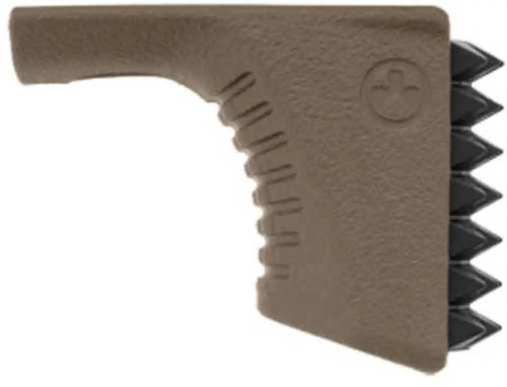Magpul Industries Barricade Stop Hand Flat Dark Earth Fits M-lok Polymer Removable Steel Plate Insert Mag1295-fde