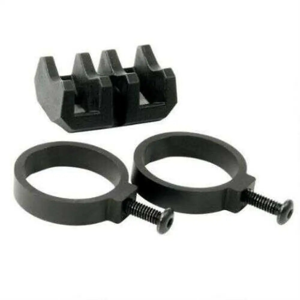 Magpul Industries Corp. Light Mount V-block and Rings Black Md: Mag614-blk - 614-blk