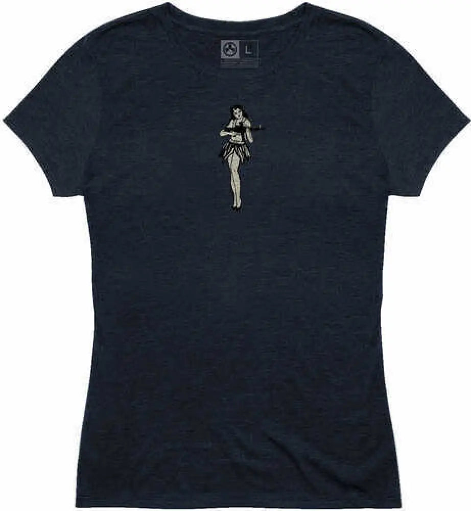 Magpul Mag1124-410-xs Tri-blend Hula Girl Lady Shirt Xs Navy - Mag1124-410-xs