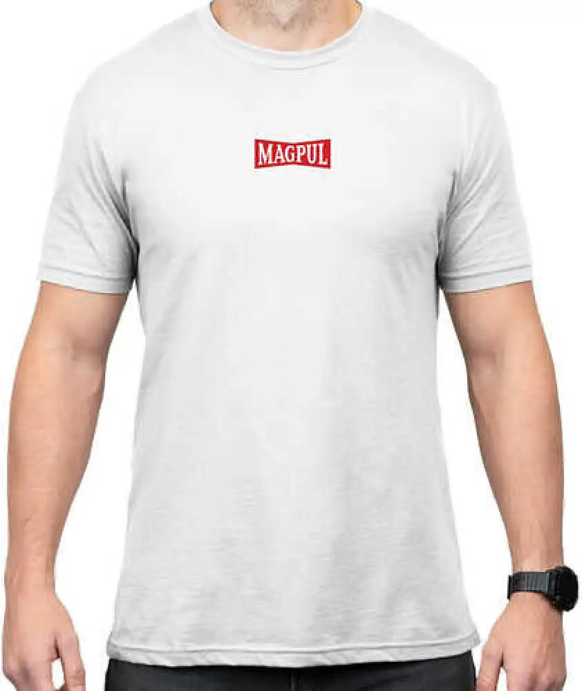 Magpul Mag1270100s Hot & Fresh T-shirt White Short Sleeve Small - Mag1270100s