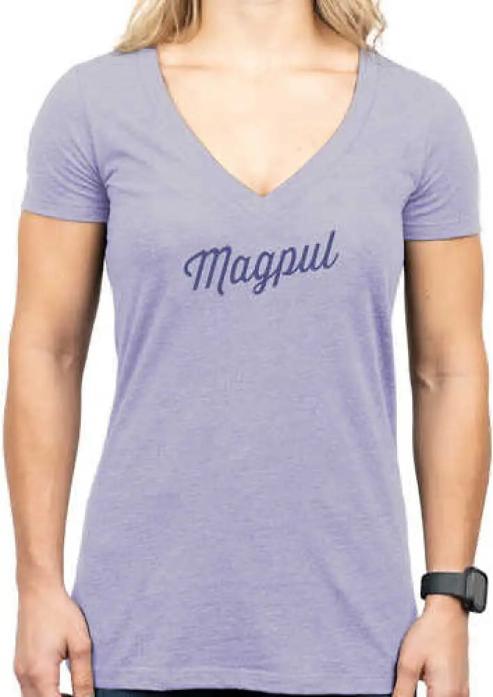Magpul Mag1336-530-3x Rover Script Women’s Orchid Heather Cotton/polyester Short Sleeve 3xl - Mag1336-530-3x