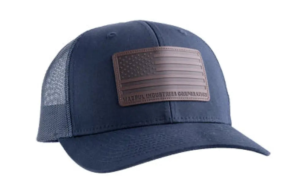 MAGPUL STD LEATHER PATCH TRUCKER NVY Buy At Faith And Freedom Outdoors - Cap