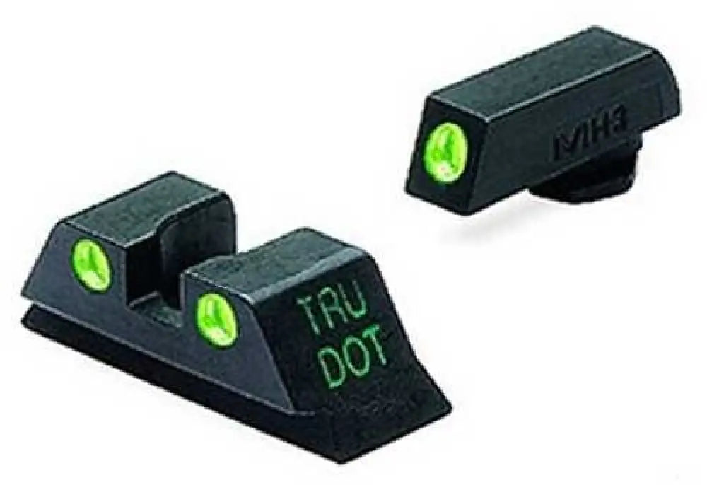 Mako Group for Glock - Tru-dot Sights 9mm/357 Sig/.40 S&w/.45 Gap Green/green Fixed Set Ml10224