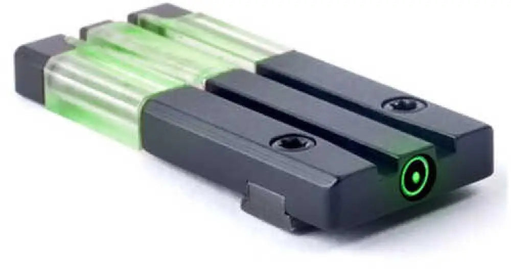Mako Group Mepro Ft Bullseye Micro Optic Pistol Sight Fiber Optic/tritium Green for Glock Mos Models - 631053108