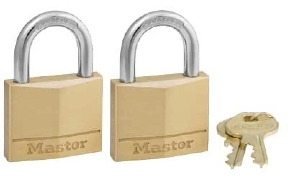 Masterlock Padlock 2pk Keyed Alike Buy at Faith and Freedom Outdoors - Gun Locks - Lock