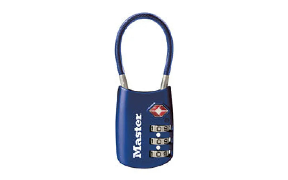 Masterlock Tsa Padlock Combo Blue Buy at Faith and Freedom Outdoors - Gun Locks - Lock