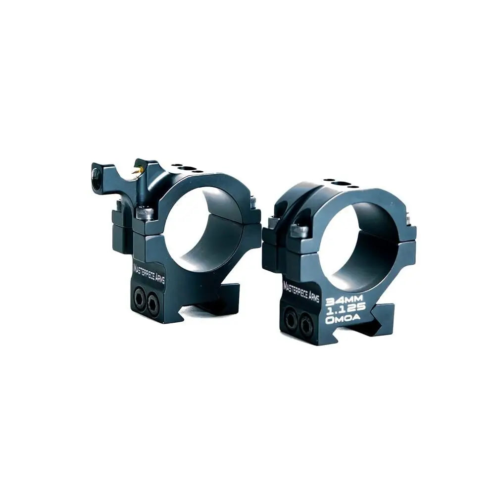 Masterpiece Arms Scope Rings Ba 30mm 1.125’’ Black Buy at Faith and Freedom Outdoors