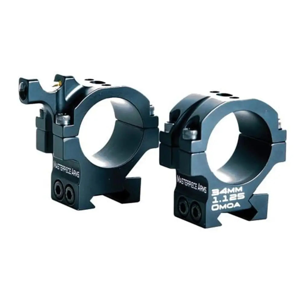 Masterpiece Arms Scope Rings Mpa Precision Machined 34mm Med 1.06’’ Black Buy at Faith and Freedom Outdoors