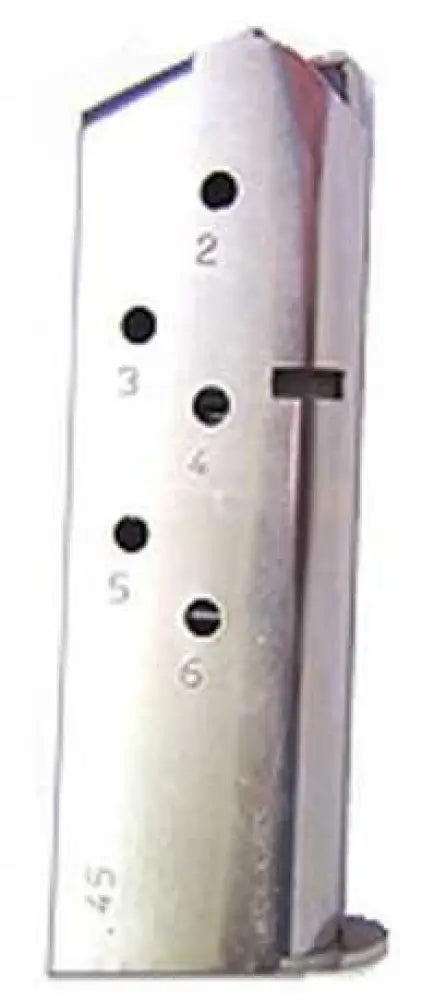 Mec-gar Mgco4506n Oem Nickel Detachable 6rd 45 Acp for 1911 Officer