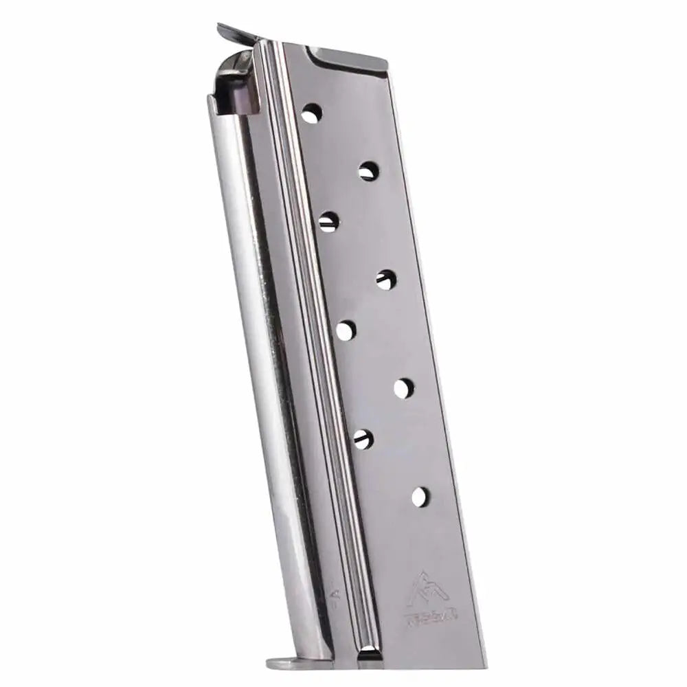 Mec-gar Usa Inc Handgun Magazines 1911 Govt Magazine.38 Super Ht Nickel 9/rd Buy at Faith and Freedom Outdoors