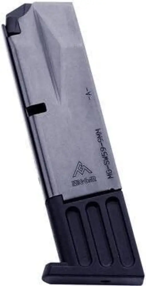 Mec-gar Usa Inc Handgun Magazines S&w 5900 Series/915/910/659 Magazine 9mm Blued 10/rd Buy at Faith and Freedom Outdoors