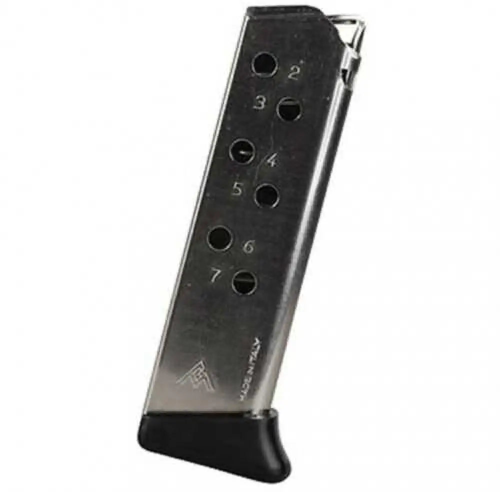 Mecgar Ppk/s 380 Magazine Acp 7 Round with Finger Rest in Nickel Model: Mgwppksfrn