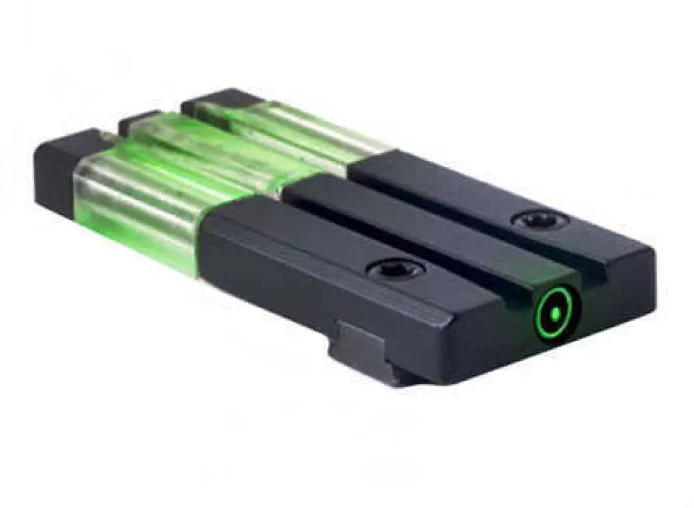 Meprolight Ft Bullseye Fiber Optic and Tritium Micro Pistol Sight Fits Glock 17/19/22/23 Green Ml63101