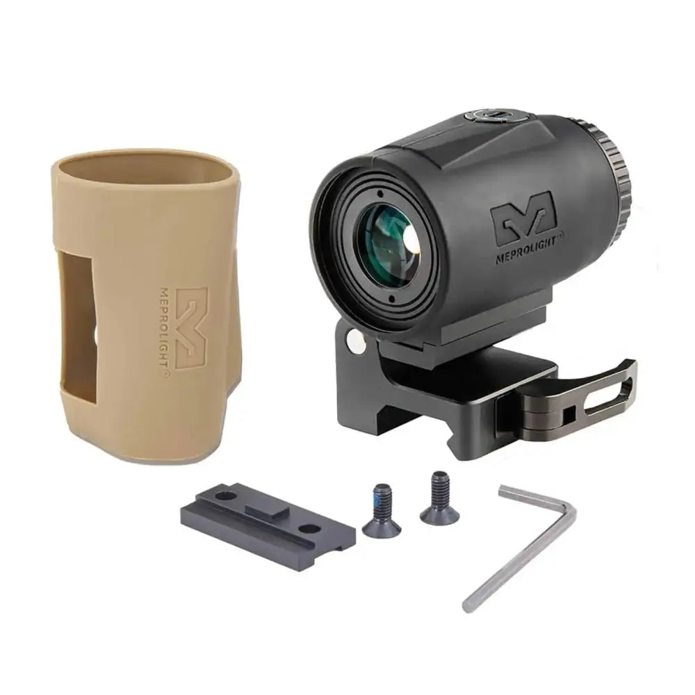 Meprolight Sights Magnifier Mepro Mmx3 3x Micro w Integrated Side Flip Adaptor Buy at Faith and Freedom Outdoors