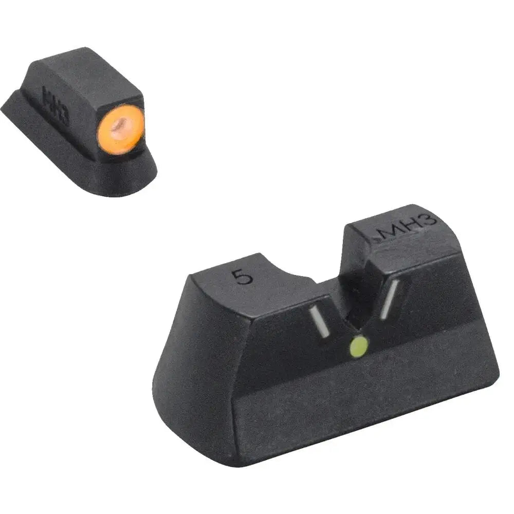 Meprolight Sights Night Hyper Bright V-sight Fixed Pistol Set for Cz 75/85/97/sp01 Green with Orange Front Buy at Faith