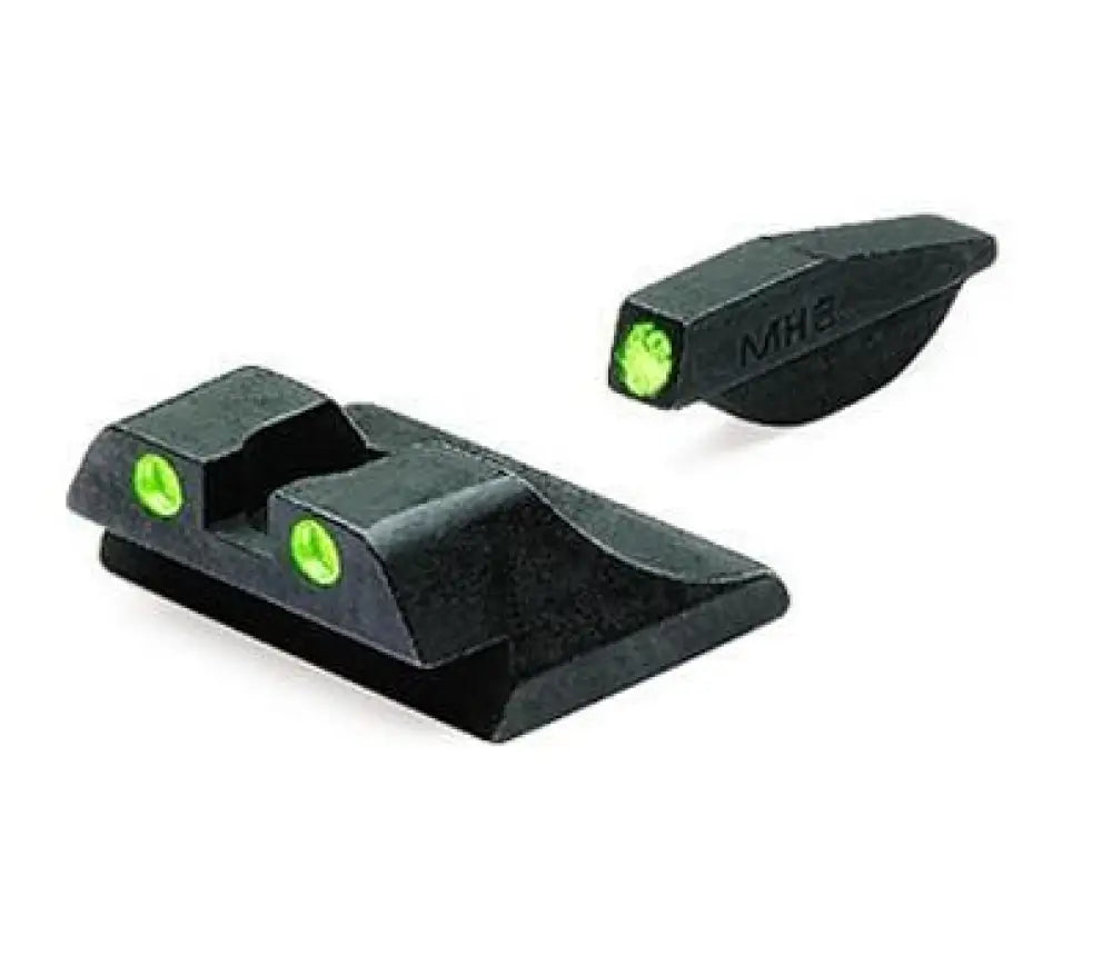 Meprolight Sights Optics|night Fixed Night Sight Ruger Sr9/sr9c Green Front & Rear Buy at Faith and Freedom Outdoors