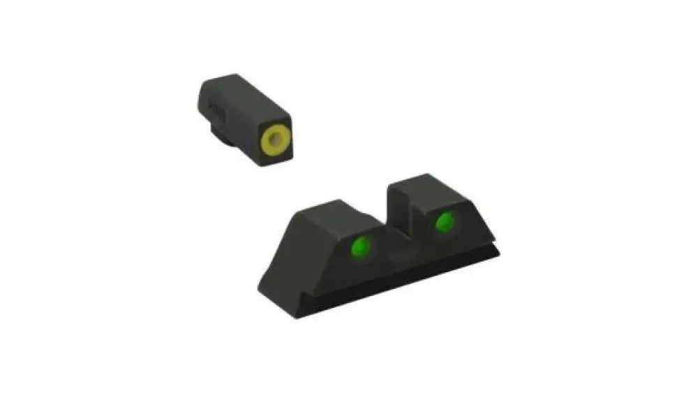 Meprolight Sights Optics|night Ml41770 Hyper-bright Yellow Ring Front/green Rear for S&w M&p Shield Plus (not Ez