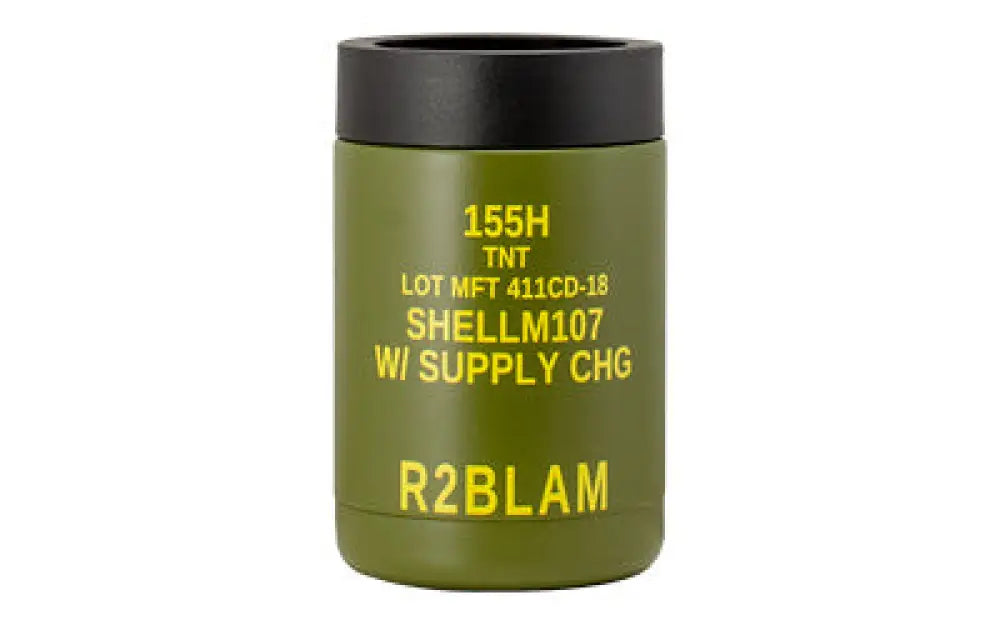 Mft M107 155mm Hwzr can Cooler 12oz Buy at Faith and Freedom Outdoors - Hydration Products