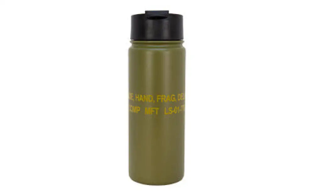 Mft M67 Frag Flip Top Tumbler 16oz Buy at Faith and Freedom Outdoors - Hydration Products