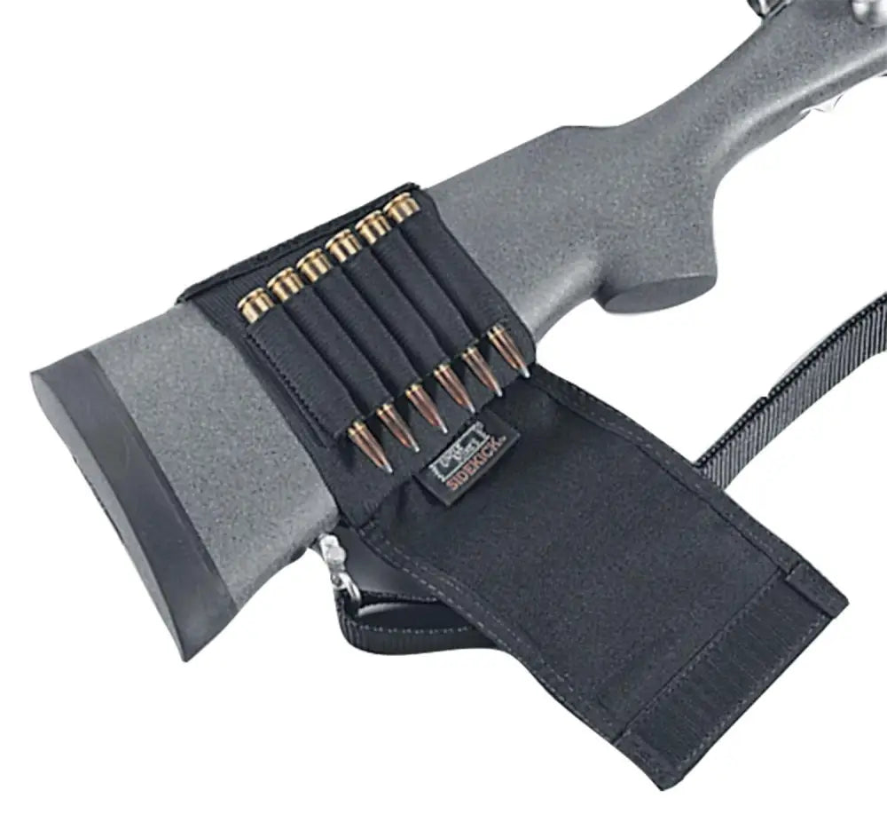 Michaels of Oregon Cartridge Holders Uncle Mike’s Plain Black Holder Rifle Buttstock Buy at Faith and Freedom Outdoors
