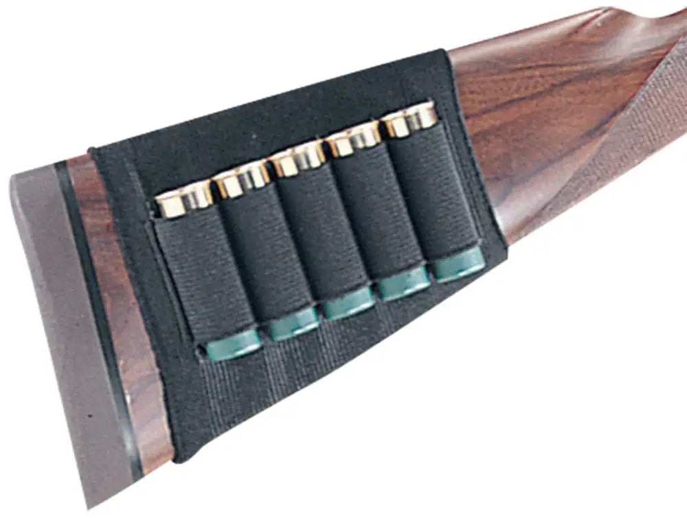 Michaels of Oregon Cartridge Holders Uncle Mike’s Plain Black Holder for Shotgun Buttstock Buy at Faith and Freedom