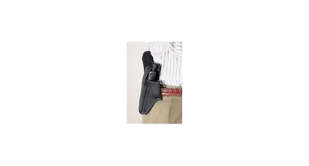 Michaels of Oregon Gun Holsters Uncle Mike’s #15 Belt Slide Right Hand Black Nylon 3.75-4.5 in Large Autos Buy at Faith